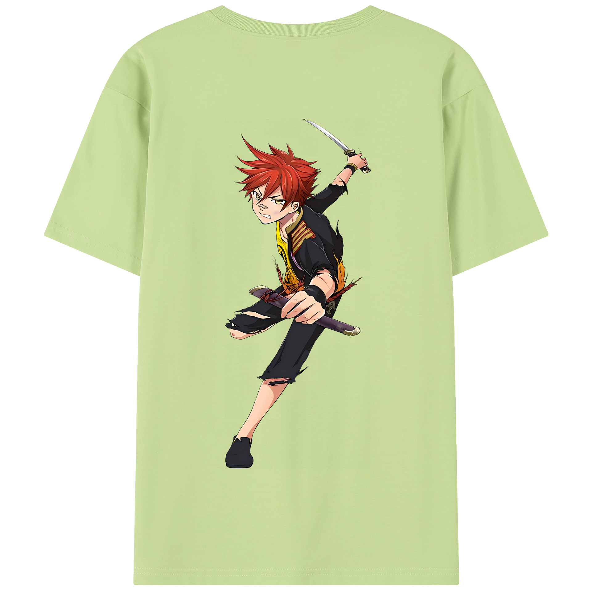 （画像用） 刀剣乱舞 Touken Ranbu 綿100％半袖Tシャツ（背面プリント）